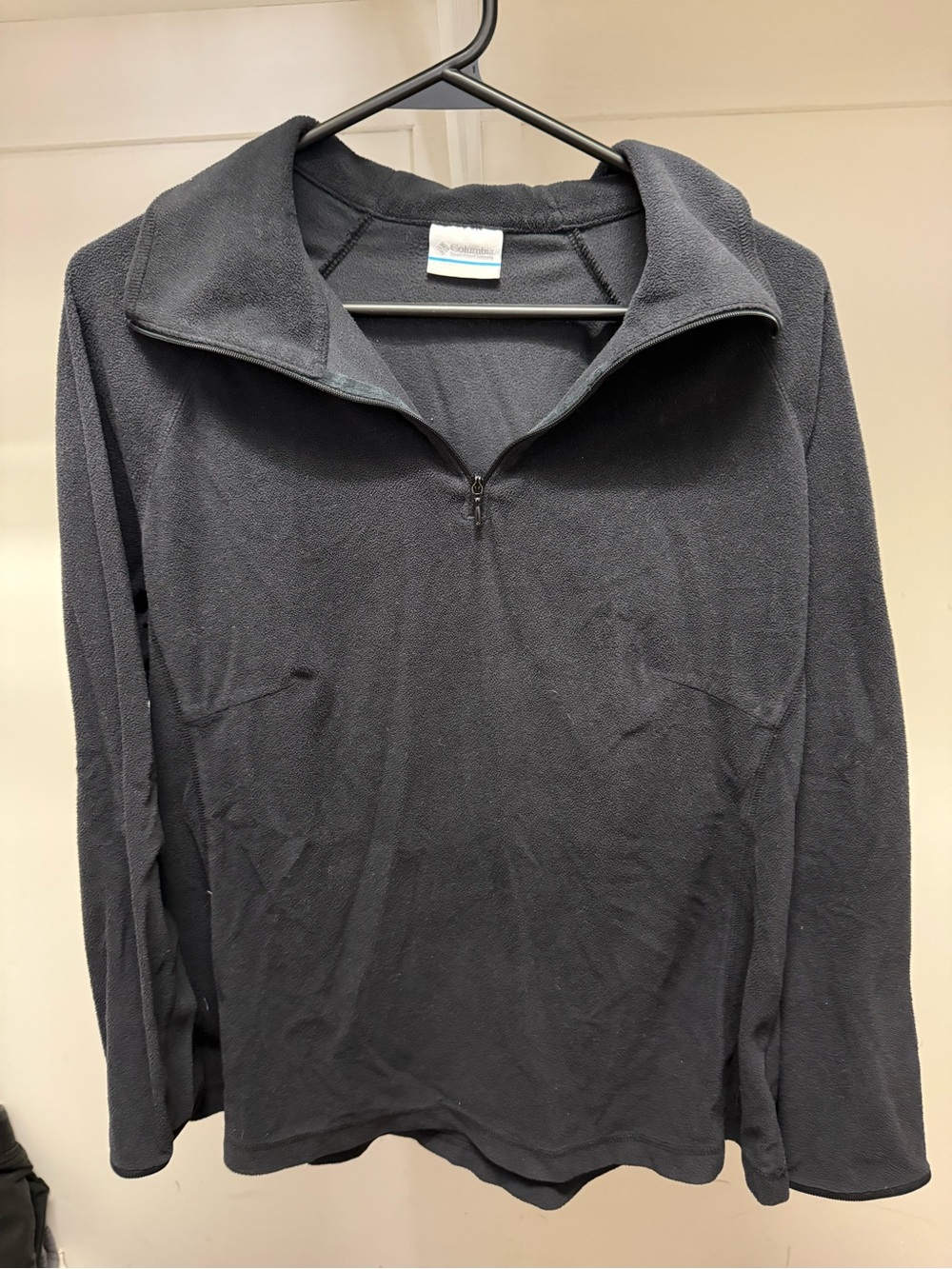 Columbia Women's Black Quarter-Zip Fleece Pullover